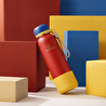 Emsan Thermos Bottle Çelik Sızdırmaz Termos 750 ml Kırmızı
