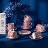 Emsan Arvin New Bone 6 Kişilik Kahve Fincan Takımı 90 ml Kırmızı