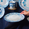 Karaca Blue Harmony Melamin Servis Tabağı 26,5 cm
