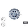 Karaca Blue Harmony Melamin Pasta Tabağı 21,5 cm