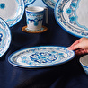 Karaca Blue Harmony Melamin Kayık Tabak 30,5 cm