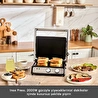 Emsan Press 6 Dilim Kapasiteli Izgara ve Tost Makinesi Inox 2000W