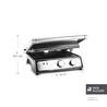 Emsan Press 6 Dilim Kapasiteli Izgara ve Tost Makinesi Inox 2000W
