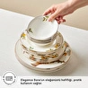 Karaca Elegance Bone Samira 24 Parça 6 Kişilik Yemek Takımı