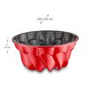 Emsan Flora Döküm Kek Kalıbı Kırmızı 23 cm