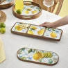 Karaca Home Mango Lemon 3'lü Çerezlik 42x14x2,5 cm