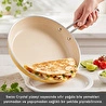 Karaca x Refika Swiss Crystal 9 Parça Tencere ve Tava Seti Mustard Yellow