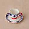 Karaca Deep Kahve Fincan Takımı Mavi 90 ml