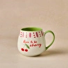 Karaca Cherry Time Kupa Yeşil 355 ml
