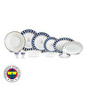 Karaca x Fenerbahçe Lisanslı Forever Bone 60 Parça 8 Kişilik Yemek Takımı Gold