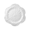 Baci Milano Botanica Çiçek Desenli Melamin Beyaz Servis Tabağı 28 cm