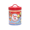 Baci Milano Dolce Vita Limon & Portakal Desenli Yeşil Pembe Paslanmaz Çelik Vakumlu Silindir Saklama Kutusu Ø 11 cm, H 18 cm
