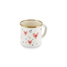 Karaca Pink Love Emaye Kupa 350 ml