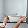 Emsan Biogranit White Stone 3 Parça Tencere Seti