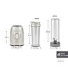 Karaca Blendfit Go Personal Kişisel Smoothie Blender Çift Hazne Starlight 600ml & 400ml