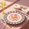 Baci Milano Dolce Far Niente Kaplan Desenli Emaye Supla Ø 33 cm