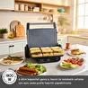 Emsan Inox Feel Steel 6 Dilim Kapasiteli Izgara ve Tost Makinesi 1800W