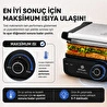 Emsan Inox Feel Steel 6 Dilim Kapasiteli Izgara ve Tost Makinesi 1800W