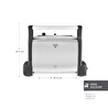 Emsan Inox Feel Steel 6 Dilim Kapasiteli Izgara ve Tost Makinesi 1800W