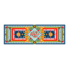 Baci Milano Dolce Far Niente Güneş Desenli Renkli Pamuklu ve Polyester Runner 48 x 150 cm