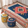 Baci Milano Dolce Far Niente Desenli Renkli Pamuklu ve Polyester Masa Örtüsü 160 x 240 cm