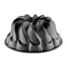 Emsan Black Shiny Flora Döküm Kek Kalıbı 22 cm
