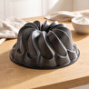 Emsan Black Shiny Flora Döküm Kek Kalıbı 22 cm
