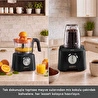 Karaca Mastermaid Power Max 12 in 1 Mutfak Robotu Matte Black