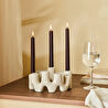 Karaca Home Palvin 9'lu Şamdan Mumluk 20,5 x 20 x 9,5 cm