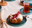 Karaca Teo Yeşil 18 Parça Pasta Tatlı ve Çay İkram Seti