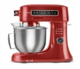 Karaca Pro Artisan Dijital Ekran Zaman Ayarlı Döküm Hamur Yoğurma Makinesi Red 1600W 5L