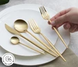 Karaca Orion Gold 6 Kişilik 30 Parça Çatal Kaşık Bıçak Takımı