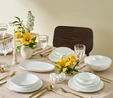 Karaca Fine Bone Meridian 55 Parça 12 Kişilik Yemek Takımı Gold 
