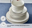 Karaca Elegance Bone Mandarin 53 Parça 12 Kişilik Yemek Takımı Gold