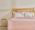 Karaca Home Roshell %100 Pamuk Tek Kişilik Pike Takımı Pudra