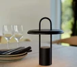 Stelton Pier Taşınabilir Led Lamba 25 cm Siyah