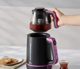 Karaca Maxi Tea XL 2in1 Cam Demlikli Çay Makinesi ve Kettle Raspberry