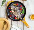 Pot Art Sarı Döküm Grill Tava 28 cm