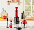 Karaca 5 in 1 Pro Spiral Blender Set Redgold 1500 W