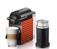 Nespresso C66R Pixie Kırmızı Kahve Makinesi ve Süt Köpürtücü Aksesuar