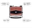 Karaca Presto 2001 Izgara ve Tost Makinesi Rose Gold 2000 W 6 Dilimli 