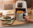 Karaca Connect Air Pro Cook XL 2 in 1 Uzaktan Erişimli Airfryer Shadow Grey 4 Kişilik