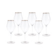 Bormioli Rocco Inalto Arte Cal Small Platin 6lı Kadeh Seti