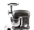 Emsan Bella Gusto Maxi Antrasit Kıyma Çekme /Sucuk-Sosis/İçli Köfte Aparatlı/Smooth Hazneli Hamur Yoğurma Makinesi 1300W 5L