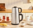 Karaca Tea Break 2 in 1 Su Isıtıcı Çelik Çay Makinesi Inox Siyah