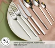 Karaca Elegance Pallas Platin 12 Kişilik 84 Parça Çatal Kaşık Bıçak Takımı
