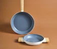 Karaca Swiss Crystal Creamy Wood Tava Sahan Set 