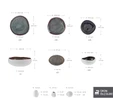 Karaca Earth Collection Galactic 55 Parça 12 Kişilik Yemek Takımı Beyaz
