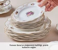 Karaca Forever Bone Antique 26 Parça 6 Kişilik Kahvaltı Seti Gold 