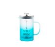 Karaca Emergency Borosilikat Cam Frenchpress Mavi 600 ml